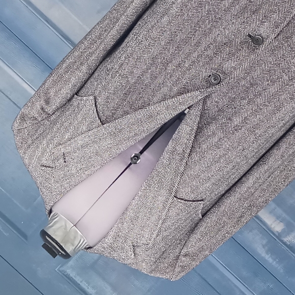 Millennium Collection Herring-Bone Western Blazer - Picture 14 of 17